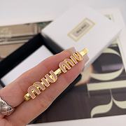 Okify MiuMiu Gold Hair Clip 29844 - 2