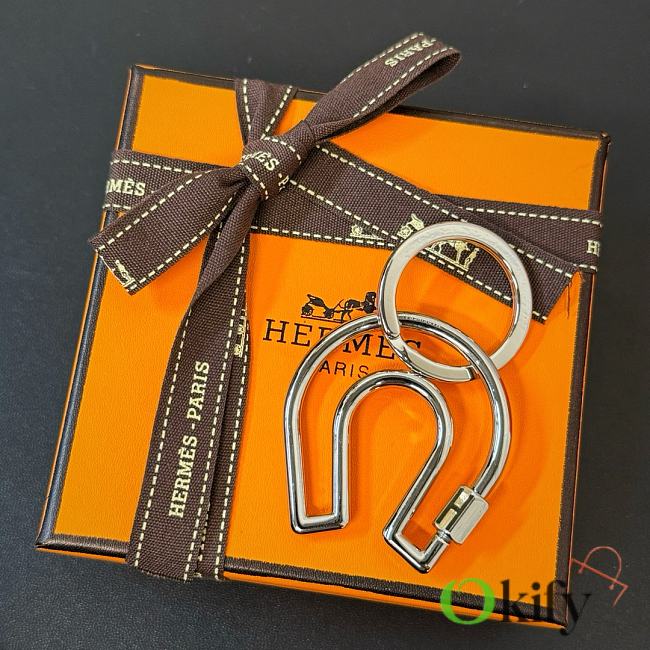Okify Hermes Silver Keyring 29846 - 1