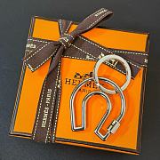 Okify Hermes Silver Keyring 29846 - 1