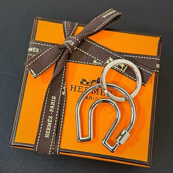 Okify Hermes Silver Keyring 29846