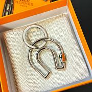 Okify Hermes Silver Keyring 29846 - 4