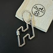 Okify Hermes Silver Keyring 29847 - 4