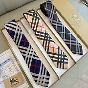 Okify Burberry Jacquard Silk Tie 29849 - 1