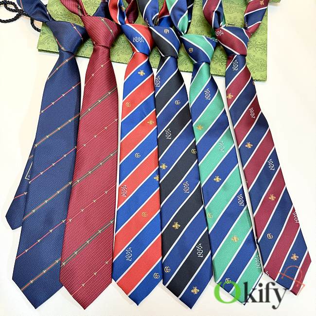 Okify Gucci Jacquard Silk Tie 29850 - 1