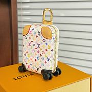 Okify Louis Vuitton x TM White Suitcase Bag Charm  - 5