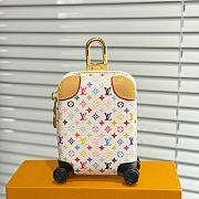 Okify Louis Vuitton x TM White Suitcase Bag Charm  - 4