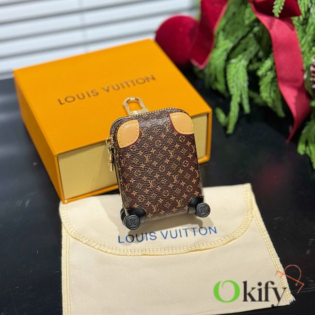 Okify Louis Vuitton Brown Suitcase Bag Charm  - 1