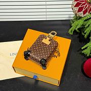 Okify Louis Vuitton Brown Suitcase Bag Charm  - 5