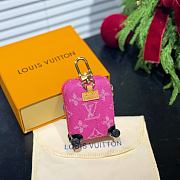 Okify Louis Vuitton Pink Suitcase Bag Charm  - 5