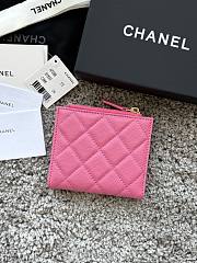 Okify CC Pink Caviar Small Wallet 11x10x2cm - 6