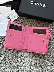 Okify CC Pink Caviar Small Wallet 11x10x2cm - 2