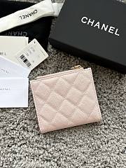 Okify CC Light Pink Caviar Small Wallet 11x10x2cm - 3