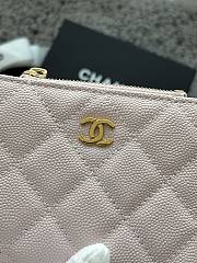 Okify CC Light Pink Caviar Small Wallet 11x10x2cm - 2