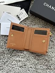 Okify CC Brown Caviar Small Wallet 11x10x2cm - 3