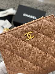 Okify CC Brown Caviar Small Wallet 11x10x2cm - 2