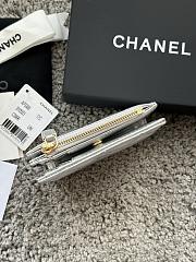 Okify CC Silver Caviar Small Wallet 11x10x2cm - 3