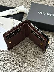 Okify CC Black Lambskin Gold Hardware Small Wallet 11x10x2cm - 2