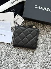 Okify CC Black Caviar Gold Hardware Small Wallet 11x10x2cm - 6