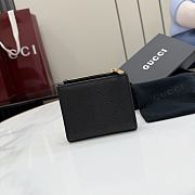 Okify Gucci Black Small Wallet 876086 10x8cm - 1