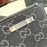 Okify Gucci Black Denim Small Wallet 876086 10x8cm - 3