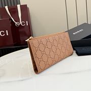 Okify Gucci Brown Long Wallet 876085 19x10x1.5cm - 4