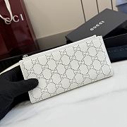 Okify Gucci White Long Wallet 876085 19x10x1.5cm - 3