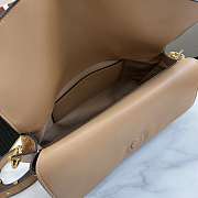 Okify Gucci Large Chain Shoulder Bag Brown Leather 857362 36x19.5x9.5cm - 5