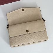 Okify Gucci Large Chain Shoulder Bag Beige Suede 857362 36x19.5x9.5cm - 5