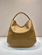 Okify Prada Large Shoulder Bag Brown Leather 1BC219 45x43x11cm - 5