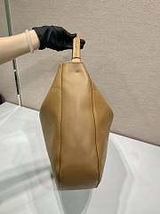 Okify Prada Large Shoulder Bag Brown Leather 1BC219 45x43x11cm - 4