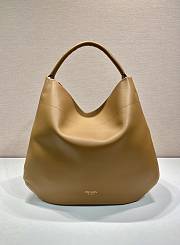 Okify Prada Large Shoulder Bag Brown Leather 1BC219 45x43x11cm - 1