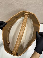 Okify Prada Large Shoulder Bag Brown Leather 1BC219 45x43x11cm - 2