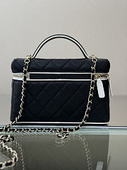 Okify CC Vanity Bag Black And White 19.5x17x5cm  - 6