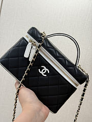 Okify CC Vanity Bag Black And White 19.5x17x5cm  - 5