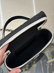 Okify CC Vanity Bag Black And White 19.5x17x5cm  - 4