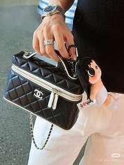 Okify CC Vanity Bag Black And White 19.5x17x5cm  - 2