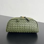 Okify Bottega Veneta Small Nodo Pouch Green 876510 20x10x9cm - 1