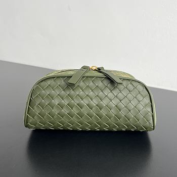 Okify Bottega Veneta Small Nodo Pouch Green 876510 20x10x9cm