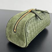 Okify Bottega Veneta Small Nodo Pouch Green 876510 20x10x9cm - 2