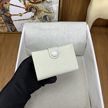 Okify Hermes R.M.S White Card Holder 10.5x7x2cm
