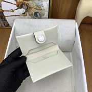Okify Hermes R.M.S White Card Holder 10.5x7x2cm - 4