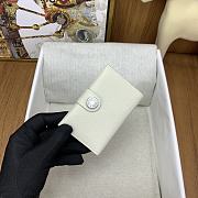 Okify Hermes R.M.S White Card Holder 10.5x7x2cm - 3