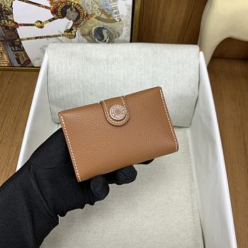 Okify Hermes R.M.S Brown Card Holder 10.5x7x2cm
