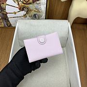 Okify Hermes R.M.S Light Pink Card Holder 10.5x7x2cm - 1