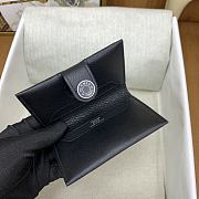 Okify Hermes R.M.S Black Card Holder 10.5x7x2cm - 5