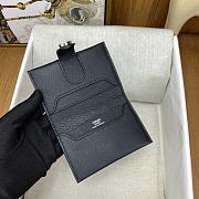 Okify Hermes R.M.S Black Card Holder 10.5x7x2cm - 3