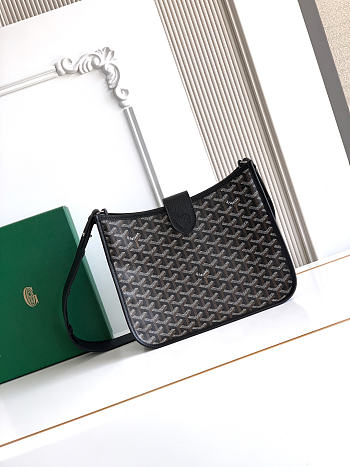 Okify Goyard Musette Bag Black 28x22x10cm