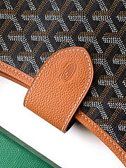 Okify Goyard Musette Bag Black And Brown 28x22x10cm - 3
