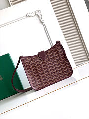 Okify Goyard Musette Bag Red Burgundy 28x22x10cm - 1