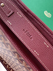 Okify Goyard Musette Bag Red Burgundy 28x22x10cm - 2